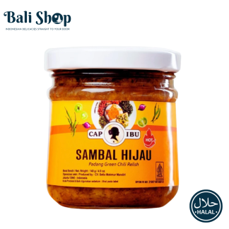 Sambal Hijau Padang Pedas 140gr - Cap Ibu Nesia Padang Green Chilli Sauce HOT