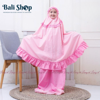 Children Prayer Set - Mukena Anak Size XL (approx. 7-8 years old)