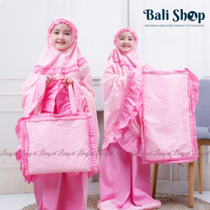 Children Prayer Set - Mukena Anak Size XL (approx. 7-8 years old) - Image 2