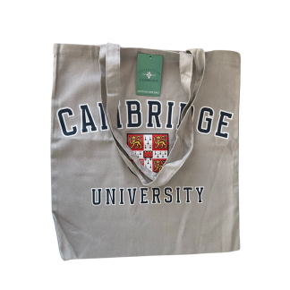 Cambridge University Varsity Tote Bag (Light Grey)