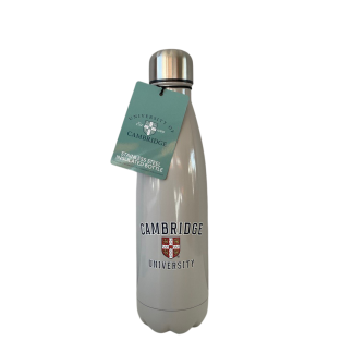 Cambridge University Varsity Insulated Water Bottle (Light Grey)