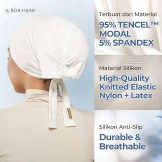 Ciput Turki Ikat Silikon - Anti Slip Inner Hijab by RDA Hijab