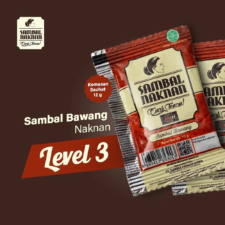 NAKNAN Sambal Bawang 10 x 12gr Level 3 (PEDAS)