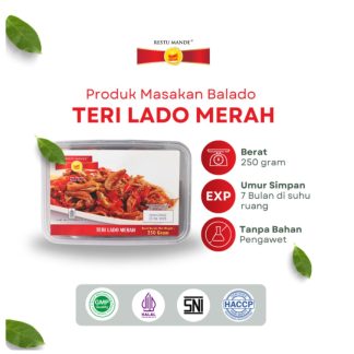 RESTU MANDE - Teri Lado Merah Kemasan Vacuum 250gr