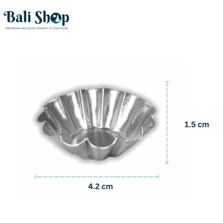 Cetakan Kue Kering 12 pcs - Cetakan Aluminium untuk Nastar/Pie Mini/Sus Mini