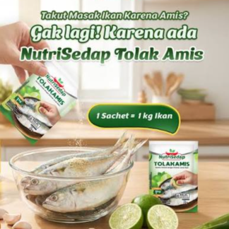 Nutrisedap Tolak Amis - Bumbu serbuk dengan ekstrak jeruk nipis